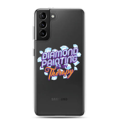 Diamond Painting Is My Therapy Samsung Case - Samsung Galaxy S21 Plus