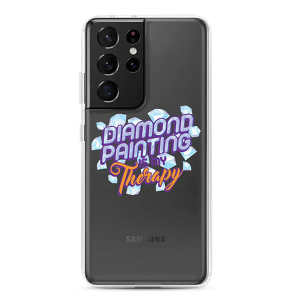 Diamond Painting Is My Therapy Samsung Case - Samsung Galaxy S21 Ultra
