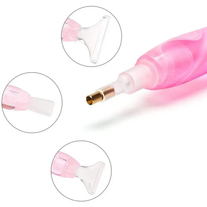 Diamond Painting Pen with 3 Replaceable Tips - Diamond Painting Accessory