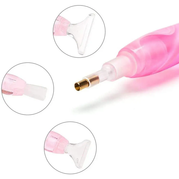 Diamond Painting Pen with 3 Replaceable Tips - Diamond Painting Accessory