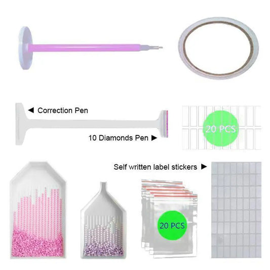 Diamond Painting Wheel Pen Package - A - Diamond Painting Accessory
