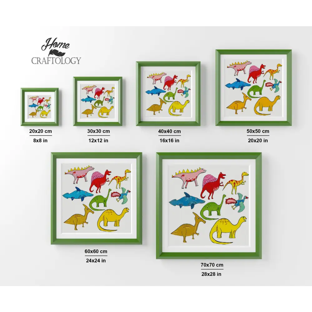 Dinosaur Wallpaper - Premium Diamond Painting Kit - Diamond Painting Kit