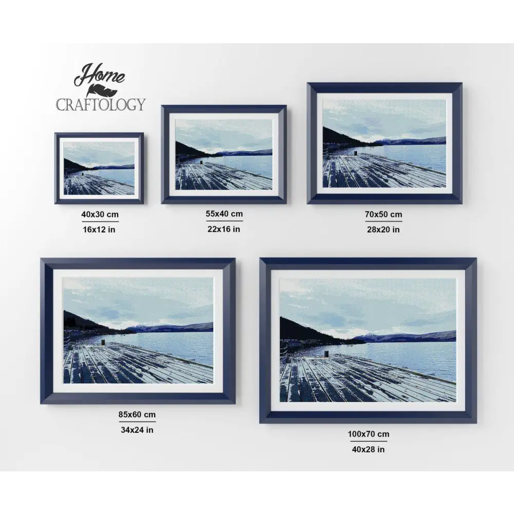 Dock at Loch Lomond - Premium Diamond Painting Kit - Diamond Painting Kit