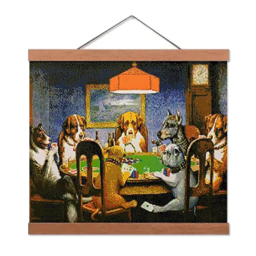 Dogs Playing Poker - Exclusive Premium Diamond Painting Kit - Diamond Painting Kit