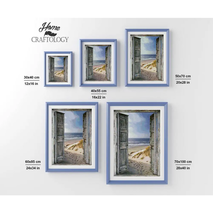 Door to Paradise - Premium Diamond Painting Kit - Diamond Painting Kit
