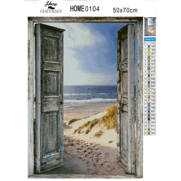 Door to Paradise - Premium Diamond Painting Kit - Diamond Painting Kit