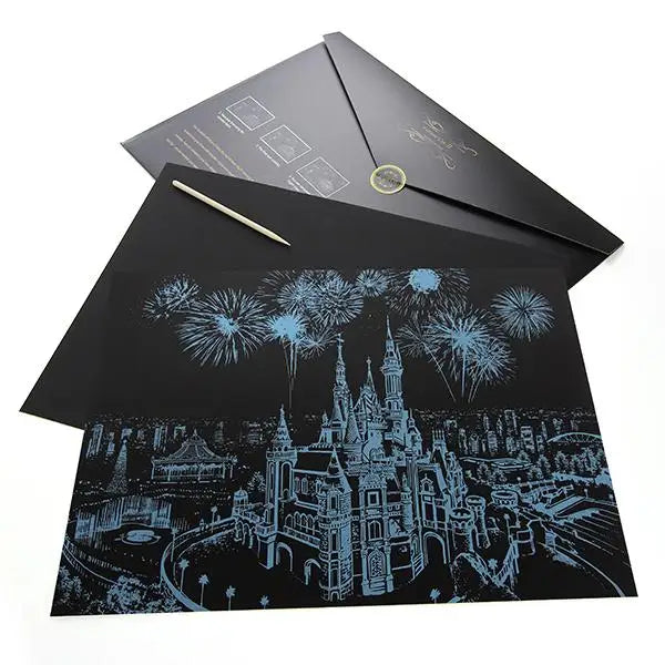 Dream Castle - Scratch Painting Kit - Scratch Painting