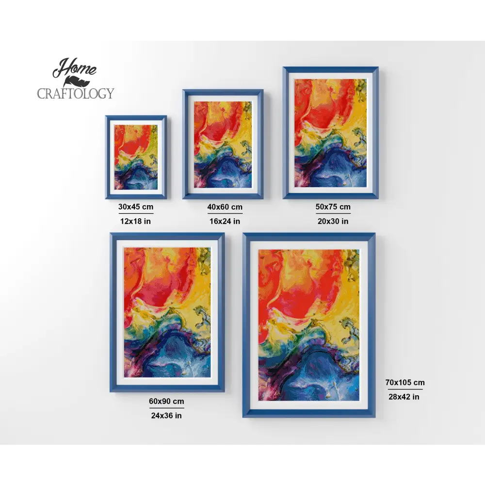 Dye Abstract - Premium Diamond Painting Kit - Diamond Painting Kit