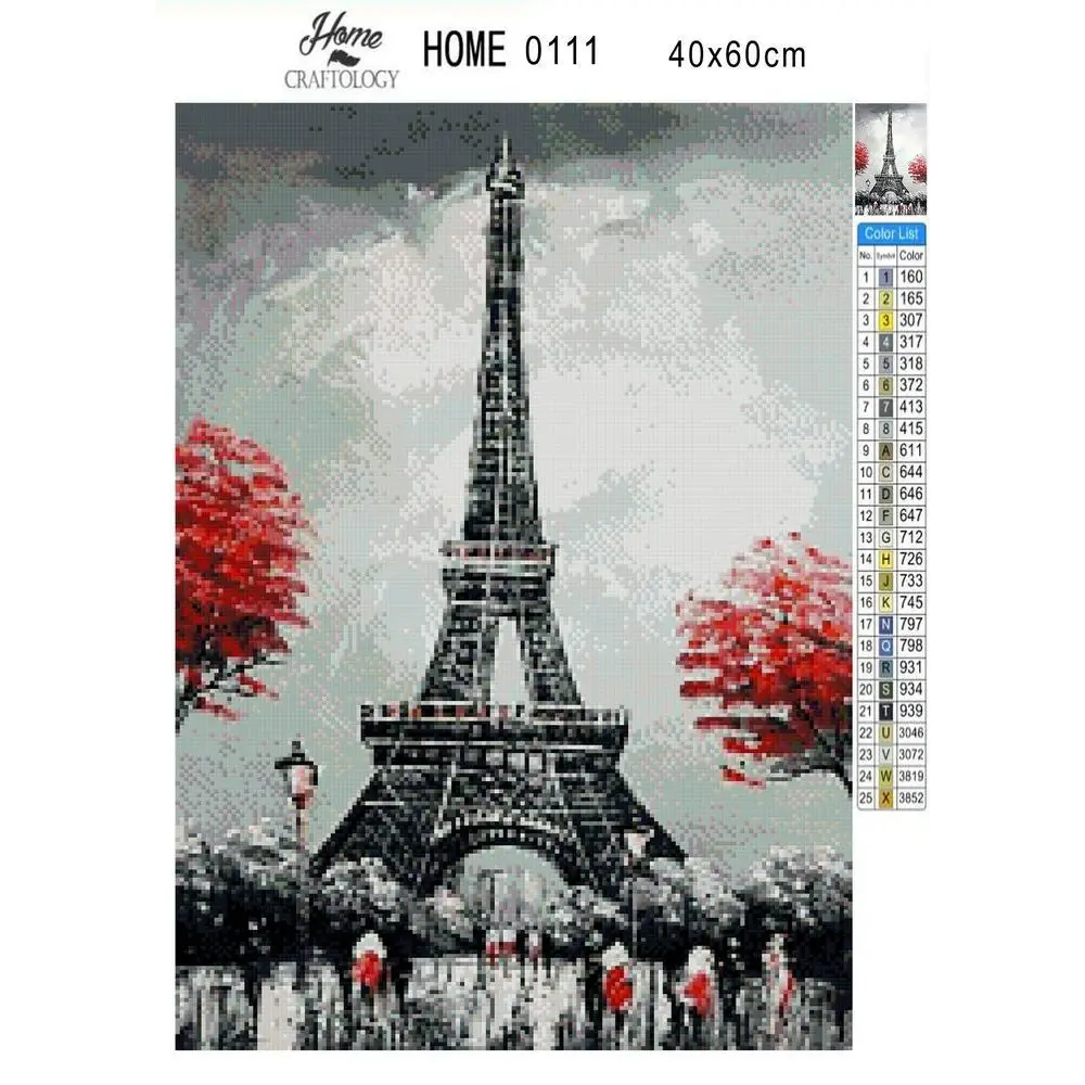 Eiffel Tower Painting - Premium Diamond Painting Kit - Diamond Painting Kit