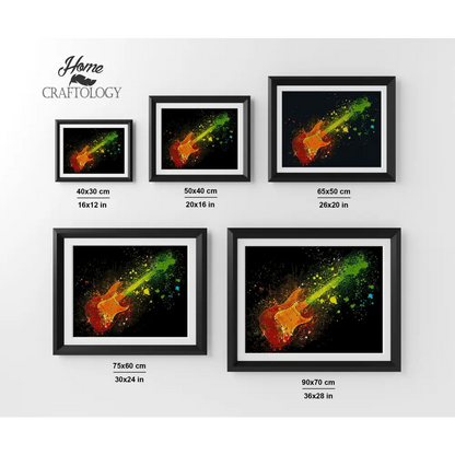 Electric Guitar - Premium Diamond Painting Kit - Diamond Painting Kit