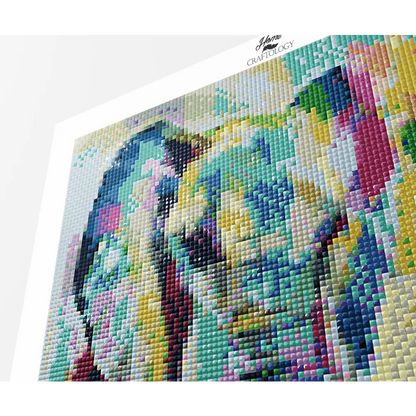 Elephant and Baby - Exclusive Premium Diamond Painting Kit - Diamond Painting Kit