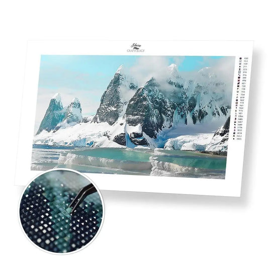 Elephant Island - Premium Diamond Painting Kit - 45x30cm / 18x12’’ / Square (Most Popular) - Diamond Painting Kit