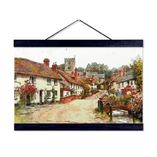 English Village - Premium Diamond Painting Kit - Diamond Painting Kit