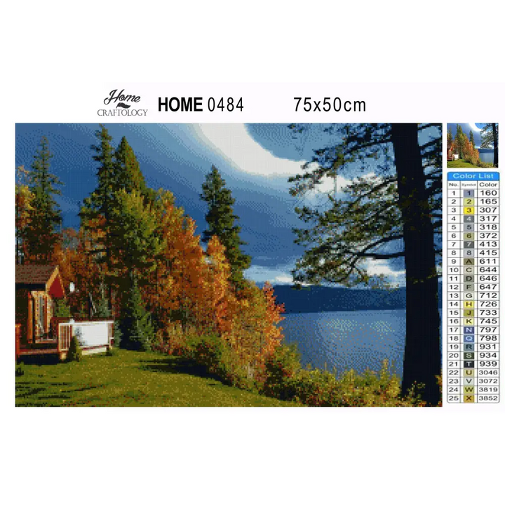 Fall in Canada - Premium Diamond Painting Kit - Diamond Painting Kit