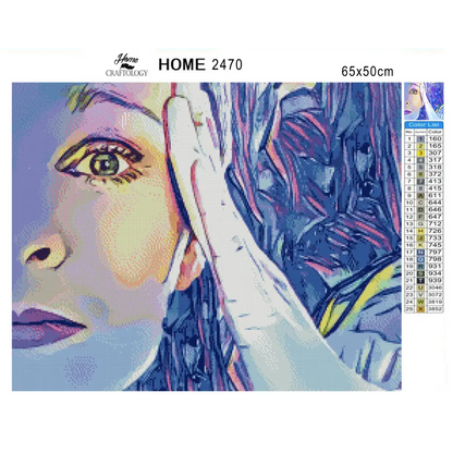 Female Comics Art - Premium Diamond Painting Kit - Diamond Painting Kit