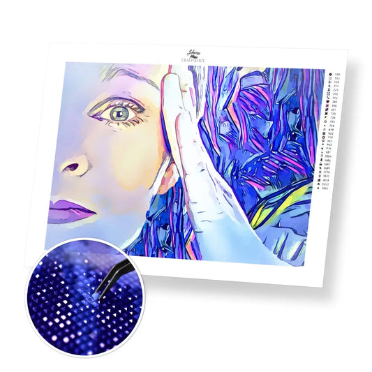 Female Comics Art - Premium Diamond Painting Kit - 25x20cm / 10x8’’ / Square (Most Popular) - Diamond Painting Kit