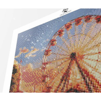 Ferris Wheel During Sunset - Exclusive Premium Diamond Painting Kit - Diamond Painting Kit