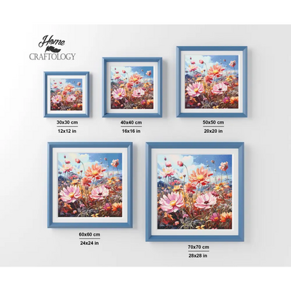 Field of Flowers - Exclusive Premium Diamond Painting Kit - Diamond Painting Kit