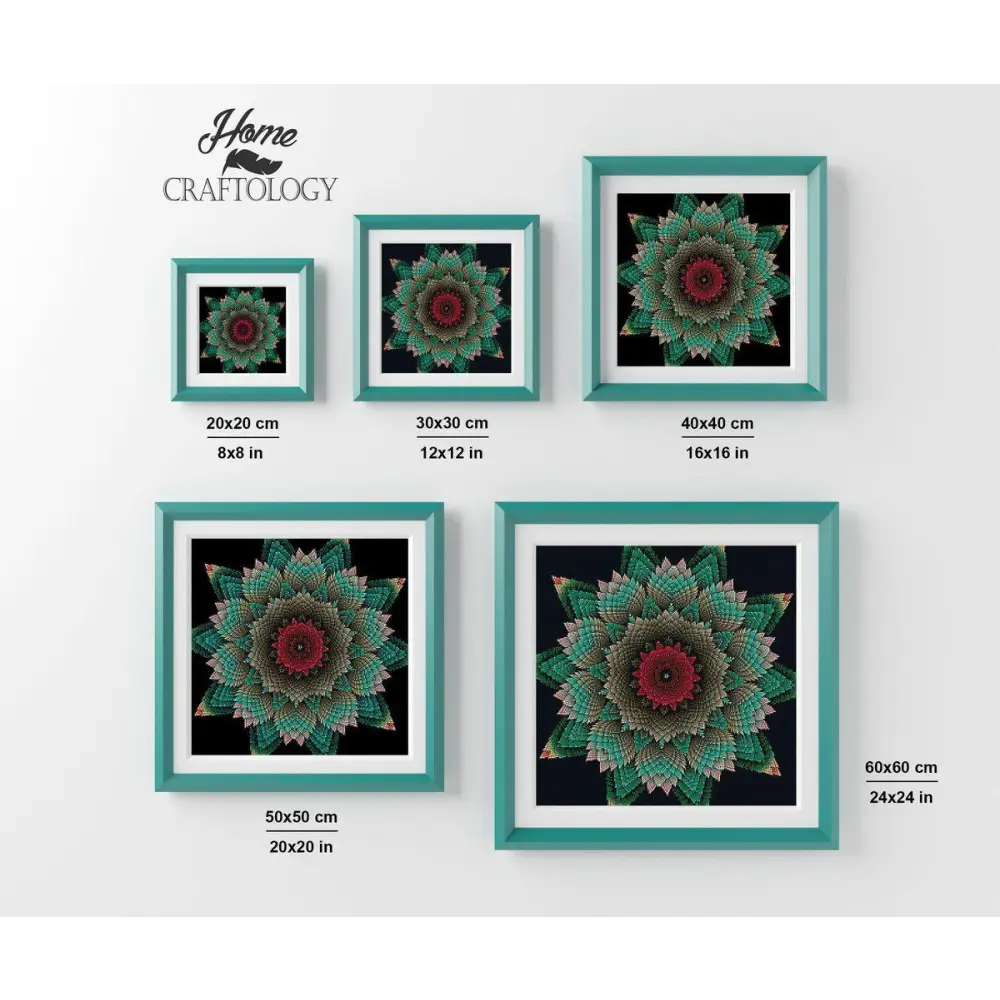 Flower Mandala - Premium Diamond Painting Kit - Diamond Painting Kit