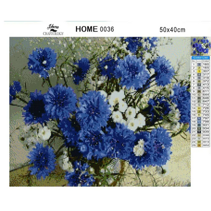 Flowers Bundle - Premium Diamond Painting Kit - Diamond Painting Cross Stitch