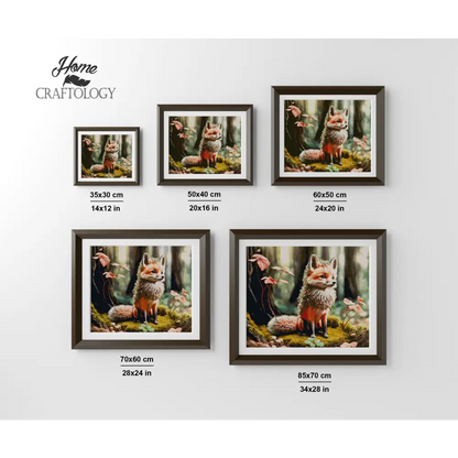 Forest Fox - Premium Diamond Painting Kit - Diamond Painting Kit
