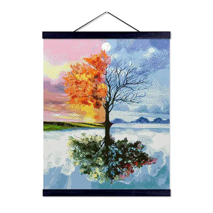 Four Seasons - Exclusive Premium Diamond Painting Kit - Diamond Painting Kit