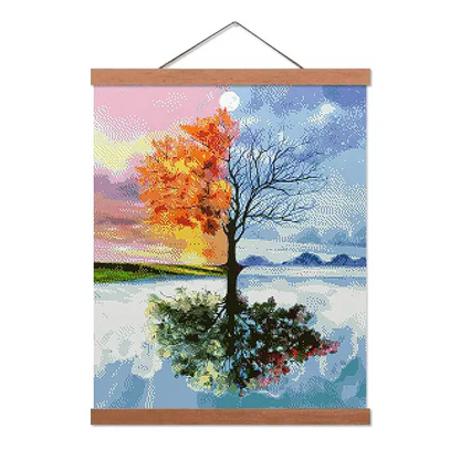 Four Seasons - Exclusive Premium Diamond Painting Kit - Diamond Painting Kit