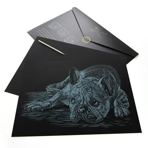 French Bulldog - Scratch Painting Kit - Scratch Painting