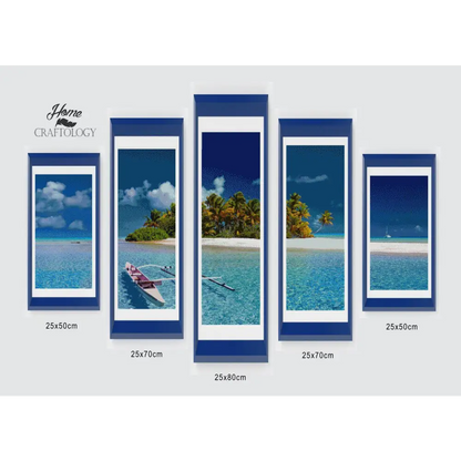 French Polynesia Panel - Diamond Painting Panels - Small / Square - Diamond Painting Cross Stitch