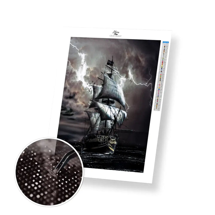 Galleon - Premium Diamond Painting Kit - 30x45cm / 12x18’’ / Square (Most Popular) - Diamond Painting Kit