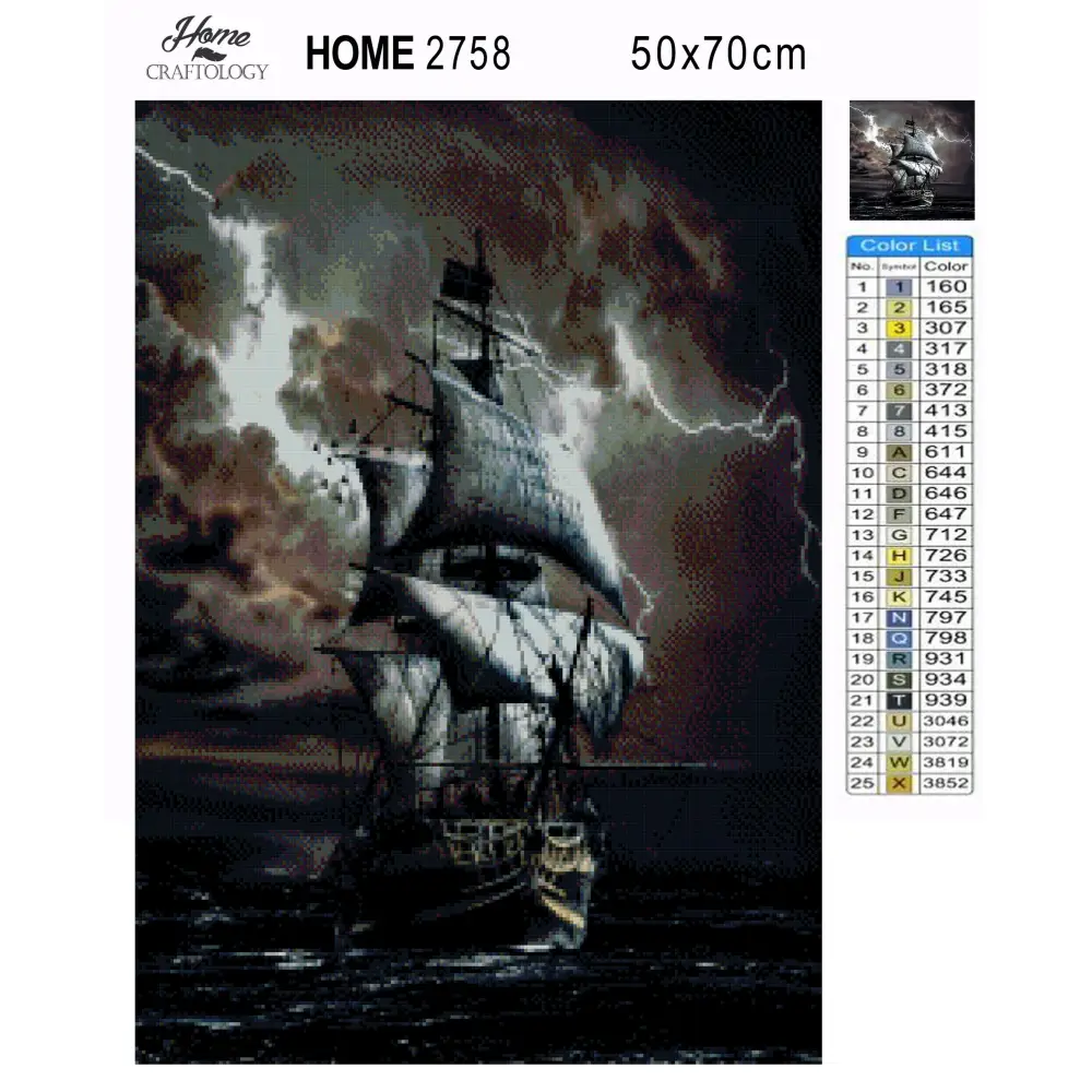 Galleon - Premium Diamond Painting Kit - Diamond Painting Kit