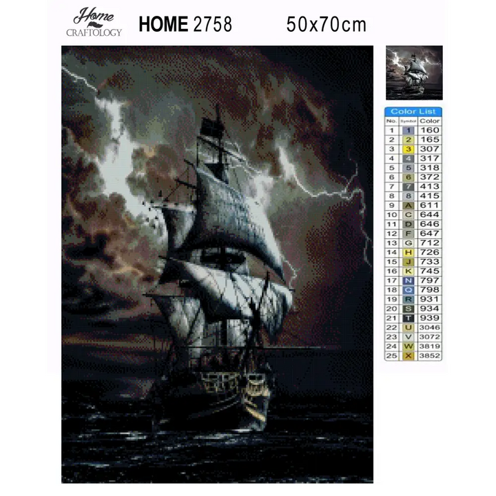 Galleon - Premium Diamond Painting Kit - Diamond Painting Kit