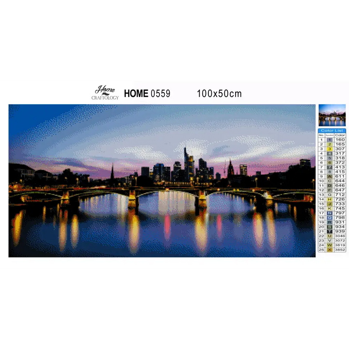 German Skyline - Premium Diamond Painting Kit - Diamond Painting Kit