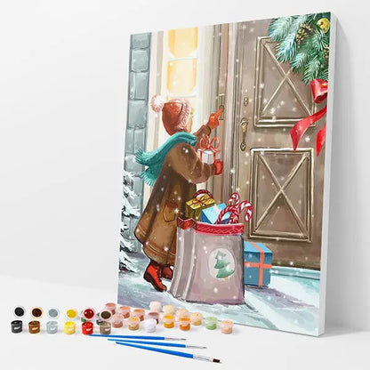 Gift Giving Kit - Paint By Numbers - 30x40cm / 12x16’’ / No Frame - Paint By Numbers