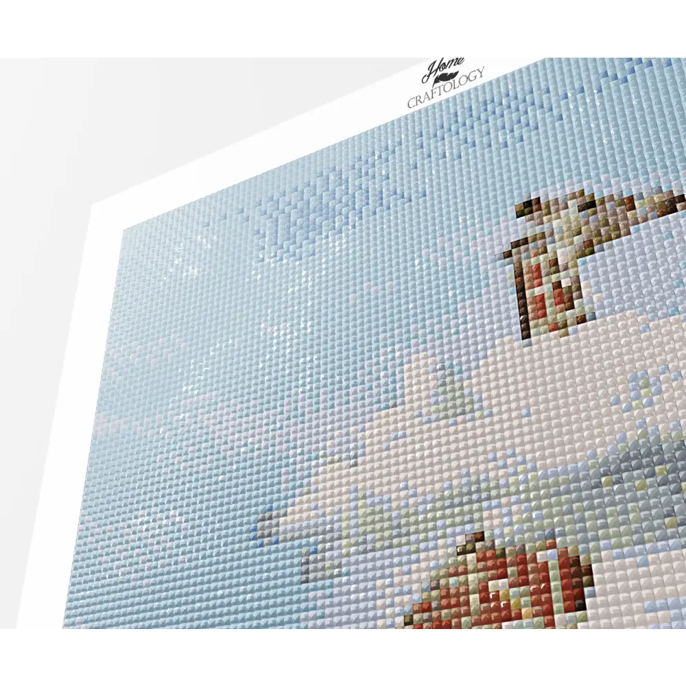 Giraffe on Clouds - Premium Diamond Painting Kit - Diamond Painting Kit