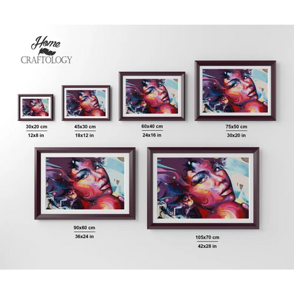 Girl Painting - Premium Diamond Painting Kit - Diamond Painting Kit