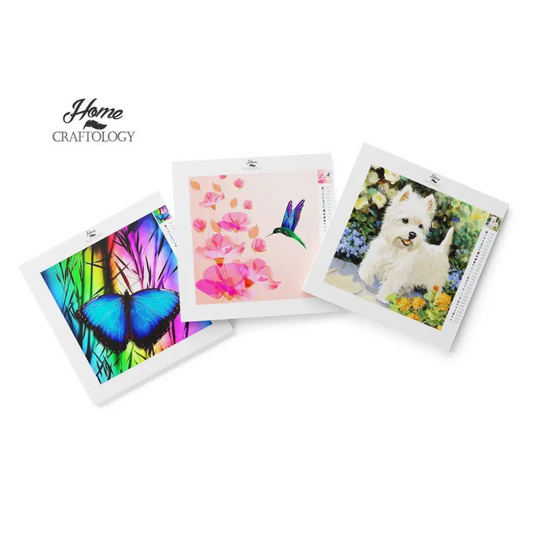 Girls Bundle - Premium Diamond Painting Kit - Small / Square - Diamond Painting Cross Stitch