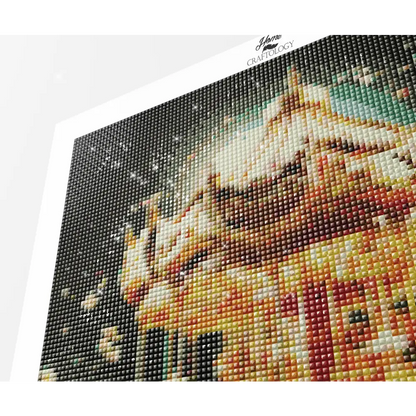 Glowing Carousel - Exclusive Premium Diamond Painting Kit - Diamond Painting Kit