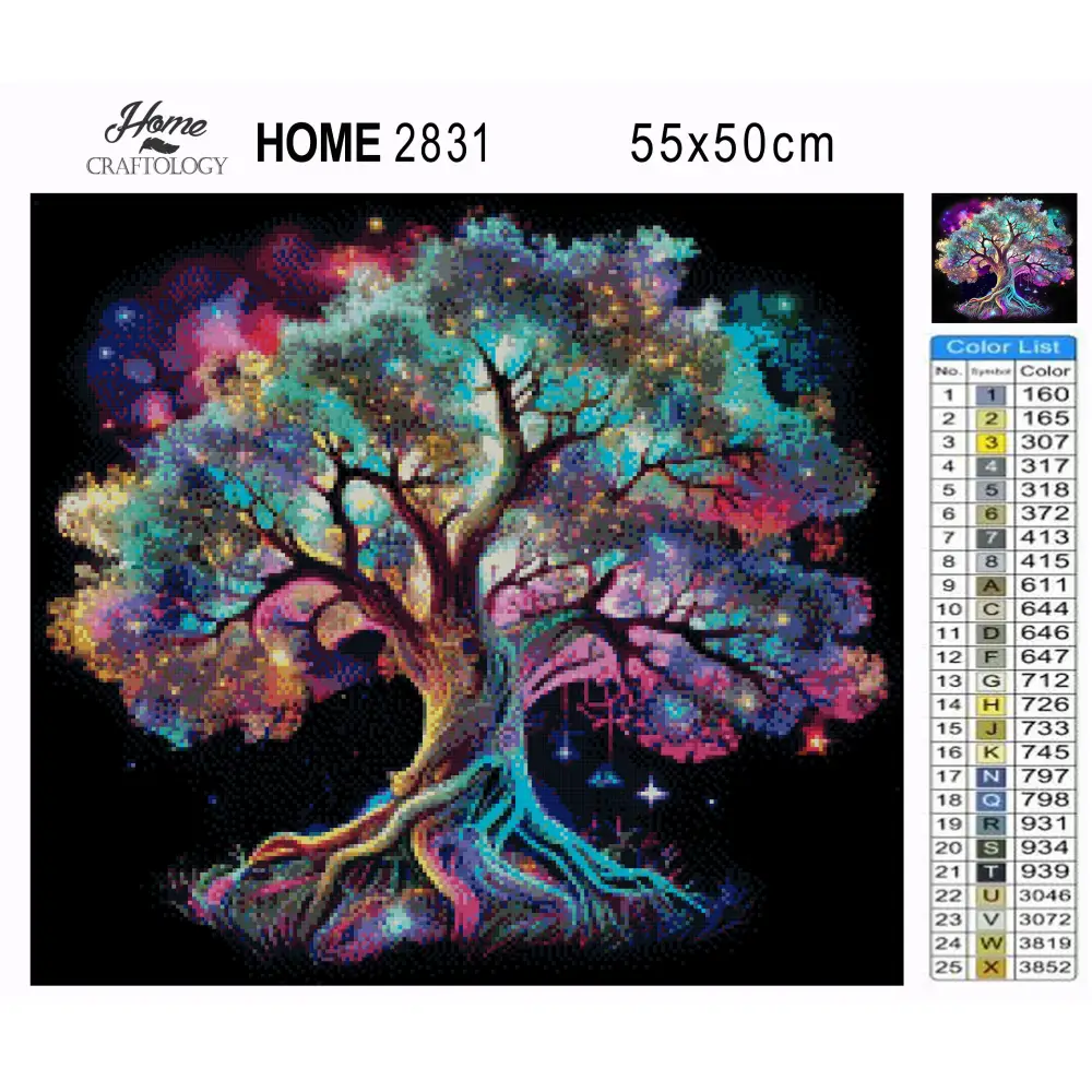 Glowing Tree - Premium Diamond Painting Kit - Diamond Painting Kit