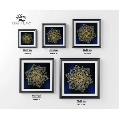 Gold Mandala - Premium Diamond Painting Kit - Diamond Painting Kit