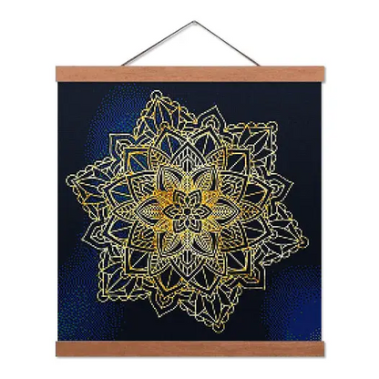 Gold Mandala - Premium Diamond Painting Kit - Diamond Painting Kit