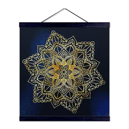 Gold Mandala - Premium Diamond Painting Kit - Diamond Painting Kit