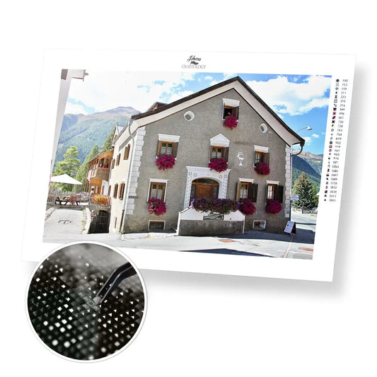 Graubünden - Premium Diamond Painting Kit - 45x30cm / 1812’’ / Square (Most Popular) - Diamond Painting Kit