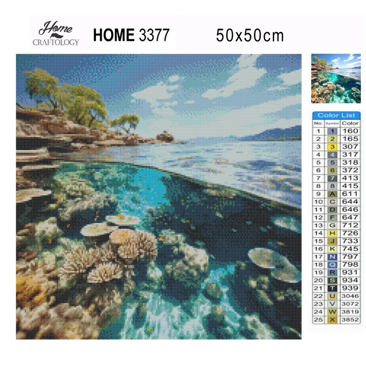 Great Barrier Reef Underwater - Exclusive Premium Diamond Painting Kit - Diamond Painting Kit