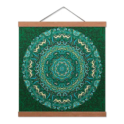 Green Mandala - Premium Diamond Painting Kit - Diamond Painting Kit
