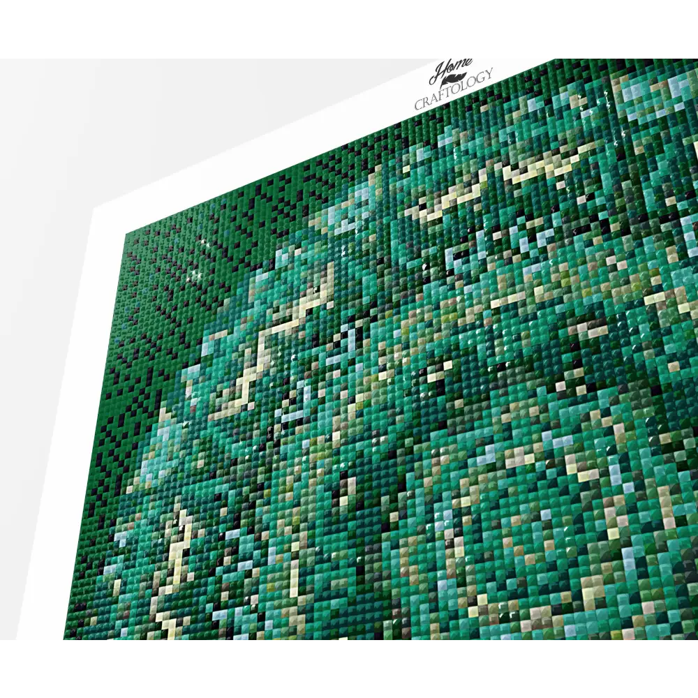 Green Mandala - Premium Diamond Painting Kit - Diamond Painting Kit