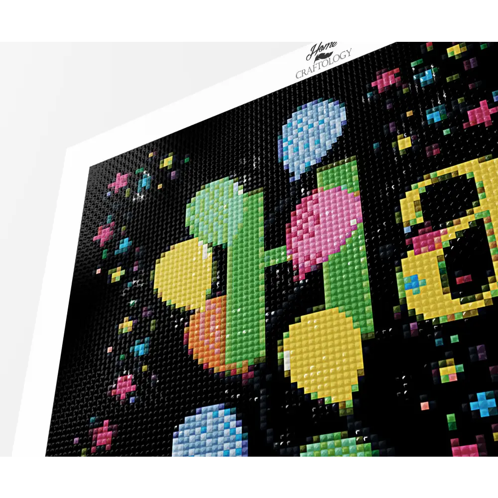 Happy Birthday Balloons - Premium Diamond Painting Kit - Diamond Painting Kit