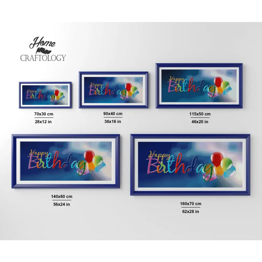 Happy Birthday - Premium Diamond Painting Kit - Diamond Painting Kit