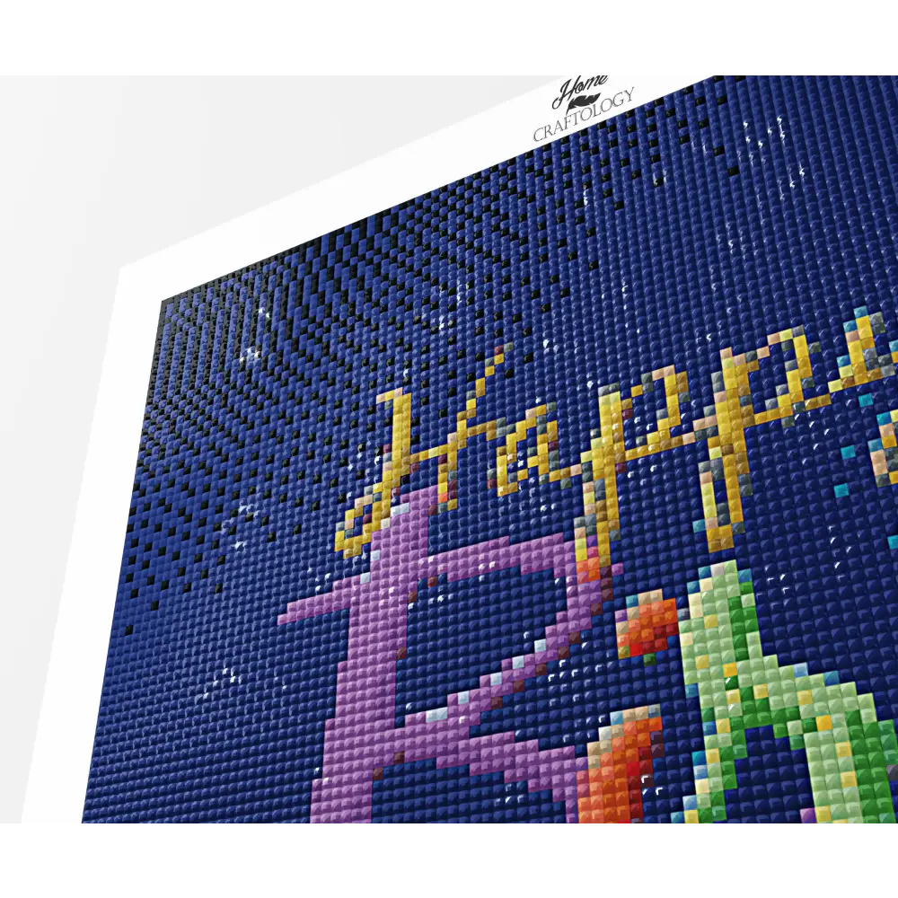 Happy Birthday - Premium Diamond Painting Kit - Diamond Painting Kit