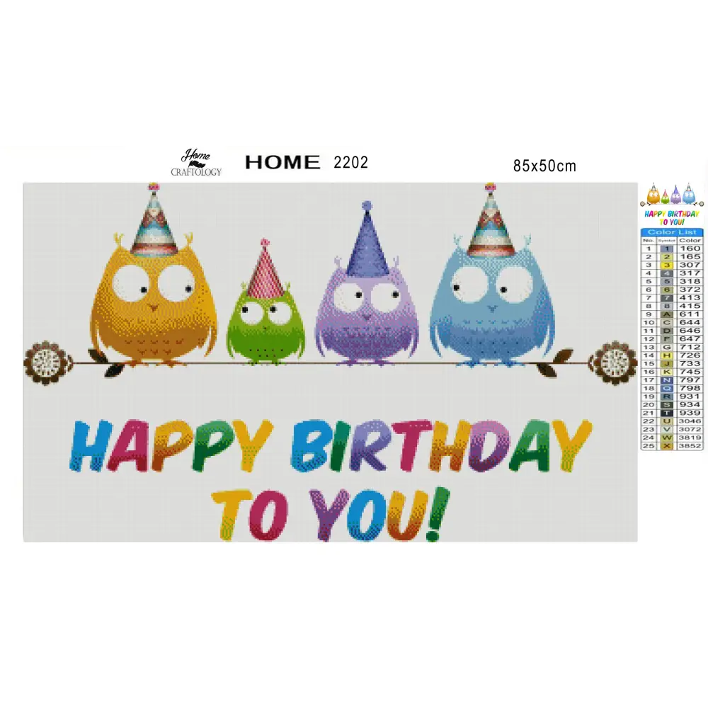 Happy Birthday To You - Premium Diamond Painting Kit - Diamond Painting Kit